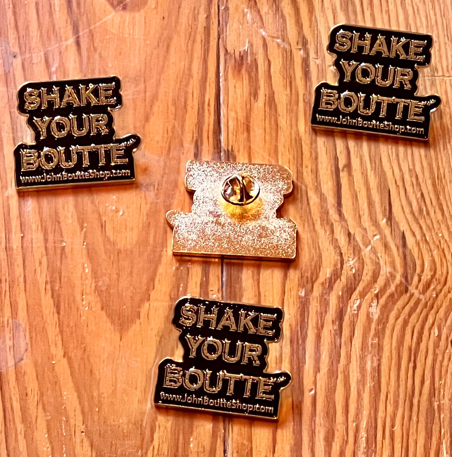 Shake Your Boutte´enamel pins