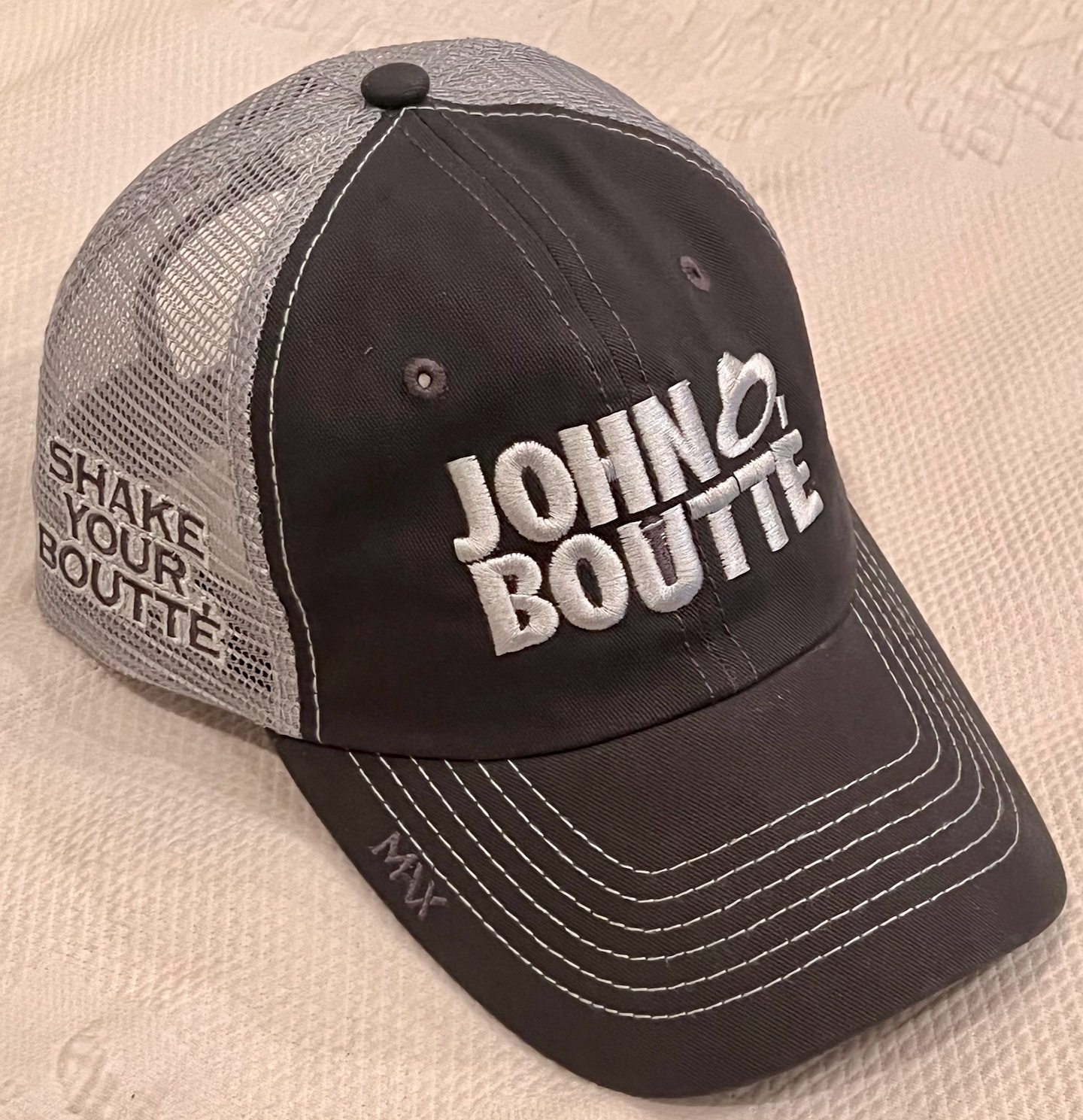 John Boutte´ hats w/ 3 embroidered logos